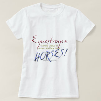 Camiseta Equestrogen: caballo divertido
