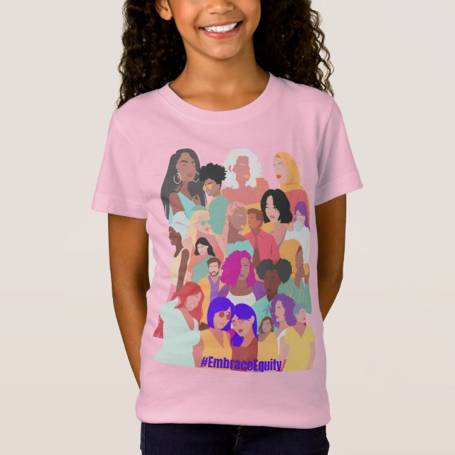 Camiseta Equidad de abrazar - Feliz Día de la Mujer 2023 (Anverso)