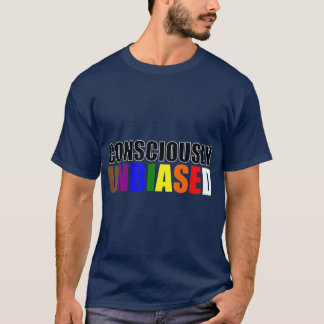 Camiseta Equidad de igualdad arcoiris consciente