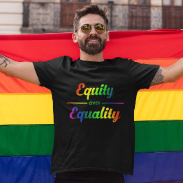Camiseta Equidad sobre igualdad LGBT