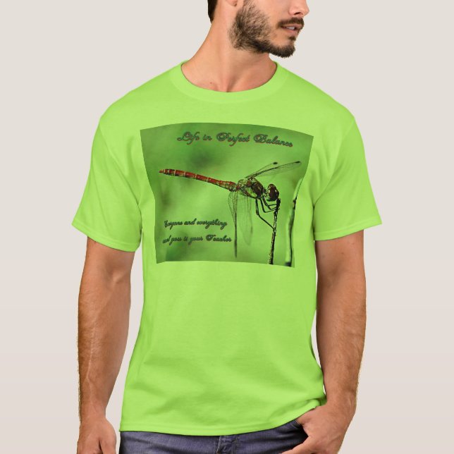 Camiseta Equilibrio con la naturaleza (Anverso)