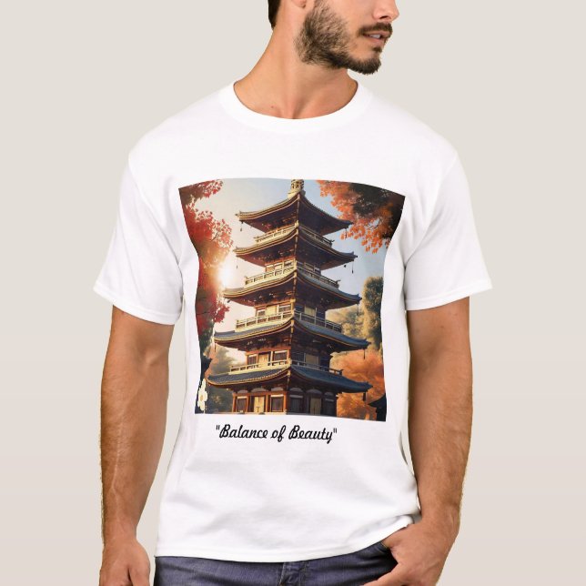 Camiseta "Equilibrio de belleza" (Anverso)