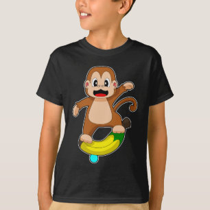 Camiseta Equilibrio de plátano de mono