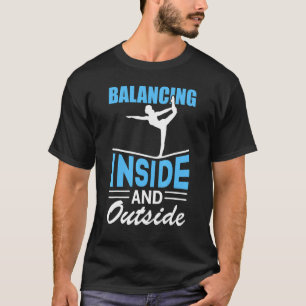Camiseta Equilibrio entre yoga interior y exterior