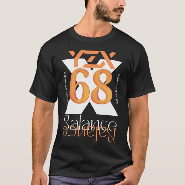 Camiseta Equilibrio, presupuesto motivacional, x, letras y  (Anverso)