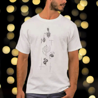 Camiseta Equilibrium: Vertical Word Design