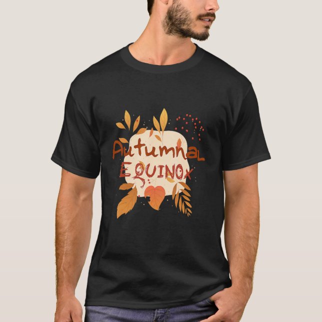 Camiseta Equinoccio otoñal esencial para la vida y la famil (Anverso)