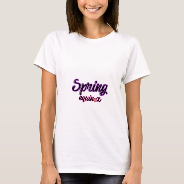 Camiseta equinox de primavera/camiseta de primaver (Anverso)