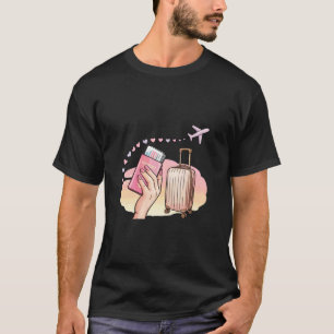 Camiseta Equipaje Listo para Volar Chicas de Viaje de Vacac