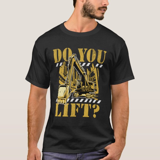 Camiseta Equipamiento De Construcción ¿Levantan El Pun De E (Anverso)