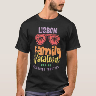 Camiseta Equipamiento de vacaciones familiares en Lisboa Po