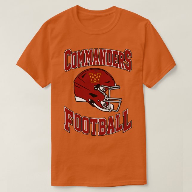 Camiseta Equipo 1 de comandantes de Washington (Diseño del anverso)