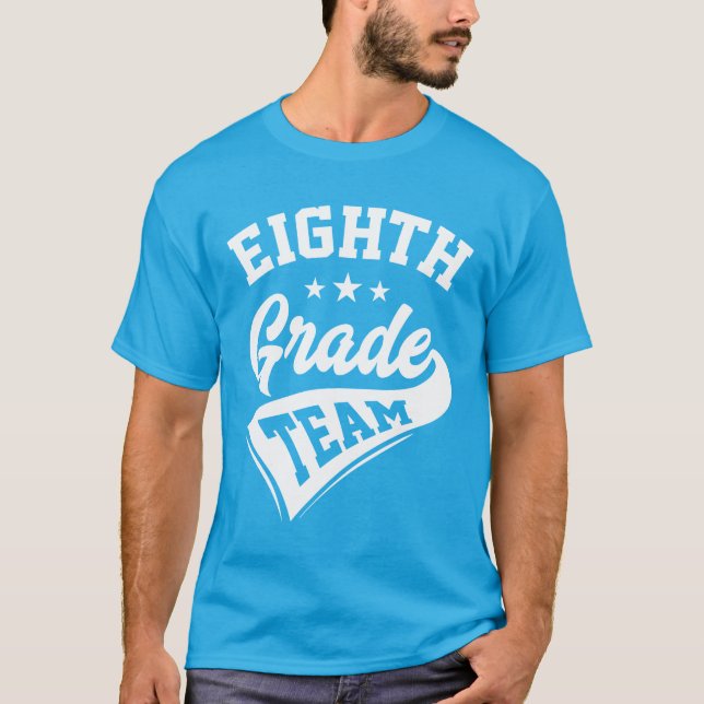 Camiseta Equipo 8.º Profesor De Octavo Grado De Vuelta A La (Anverso)