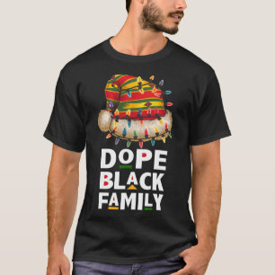 Camiseta Equipo africano de la familia negra africana Santa