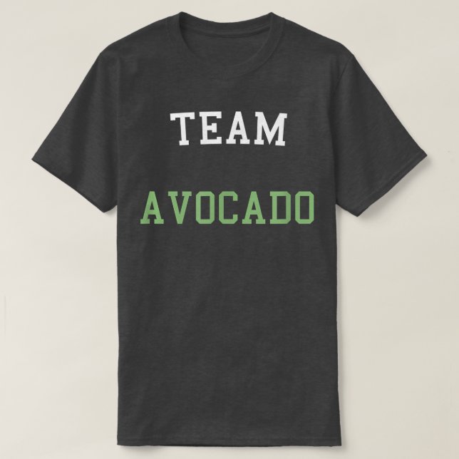Camiseta Equipo Aguacate Funny T Para Amantes De Aguacate,  (Diseño del anverso)
