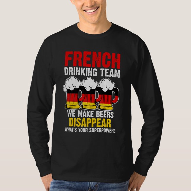 Camiseta equipo alemán de bebida hace que el equipo alemán  (Anverso)