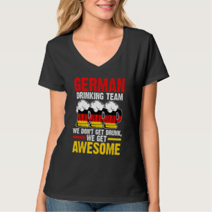 Camiseta equipo alemán de bebida que obtenemos equipo alemá