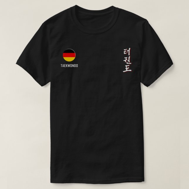 Camiseta Equipo alemán de Taekwondo (Diseño del anverso)