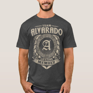 Camiseta Equipo Alvarado Miembro de la Vida Vintage Alvarad