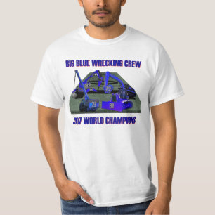 Camiseta Equipo arruinador azul grande