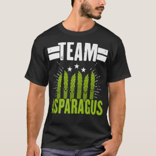 Camiseta Equipo Asparagus Jardín Vegetariano Vegetariano