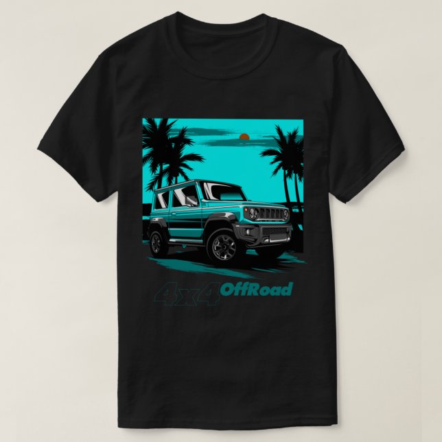Camiseta Equipo automotor Suzuki Jimny 4x4 (Diseño del anverso)