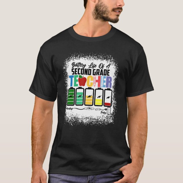 Camiseta Equipo Batería De Segundo Grado De Vida De Segundo (Anverso)