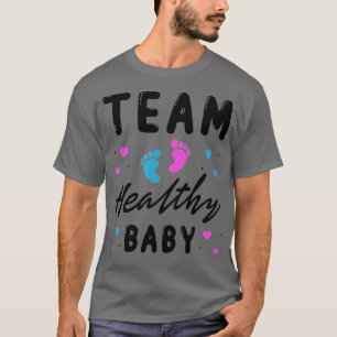 Camiseta equipo bebé saludable Funny género revelar fiesta 