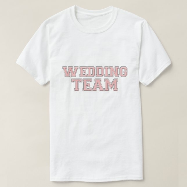 Camiseta Equipo boda (Diseño del anverso)
