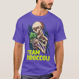Camiseta Equipo Broccoli Broccoli Vegetales Comer Snack Die