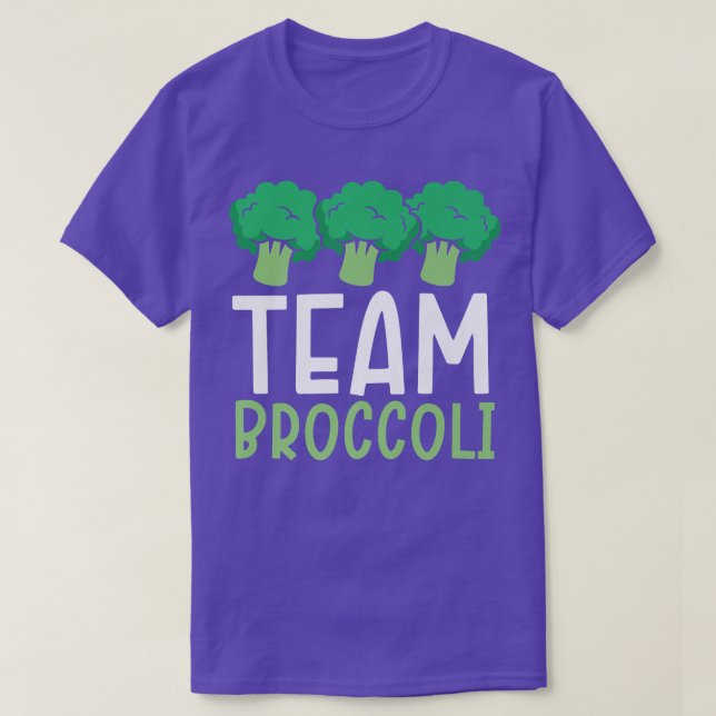 Camiseta Equipo Broccoli Vegan Lover Vegetable Saludable Ve (Diseño del anverso)