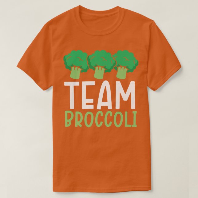 Camiseta Equipo Broccoli Vegan Lover Vegetable Saludable Ve (Diseño del anverso)