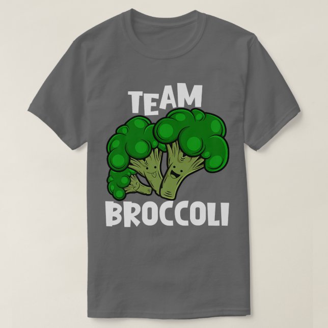 Camiseta Equipo Broccoli Vegan Vegetariano (Diseño del anverso)