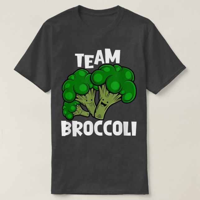 Camiseta Equipo Broccoli Vegan Vegetariano (Diseño del anverso)