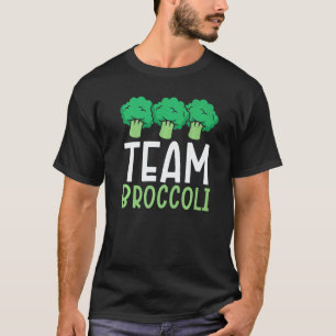 Camiseta Equipo Brócoli Vegano Vegetariano Saludable