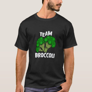 Camiseta Equipo Brócoli Vegano Vegetariano Verdura