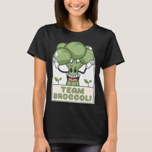 Camiseta Equipo Brócoli Vegano Vegetariano Verduras