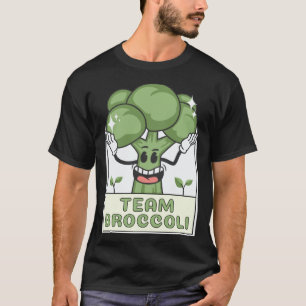 Camiseta Equipo Brócoli Vegano Vegetariano Verduras