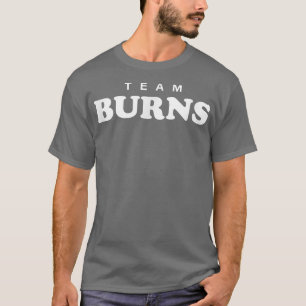 Camiseta Equipo Burns Apellido Personalizado Novia Novio Fa