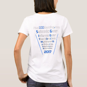 Camiseta Equipo +Camiseta 2017 del juego 100 para mujer
