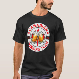 Camiseta Equipo canadiense de bebidas Cerveza feliz Día de