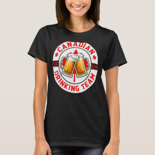Camiseta Equipo canadiense de bebidas Cerveza feliz Día de 