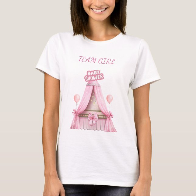 Camiseta Equipo Chica Baby Shower 2025 (Anverso)