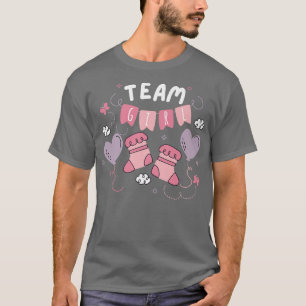Camiseta Equipo Chica Género Revelación Fiesta Equipo Bebé