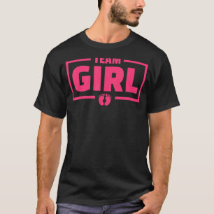 Camiseta Equipo Chica Género Revelación Fiesta Equipo Bebé