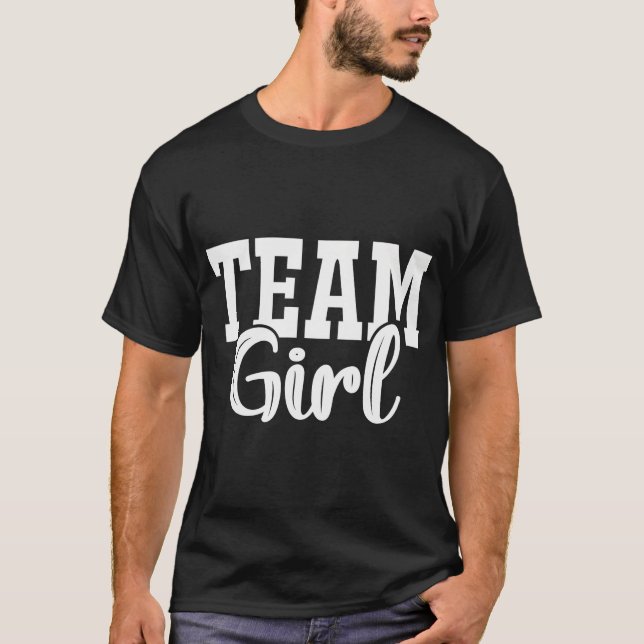 Camiseta Equipo Chica Rosa Equipo Niño revelan Fiesta Match (Anverso)