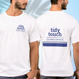 Camiseta Equipo clásico de servicios modernos de limpieza b