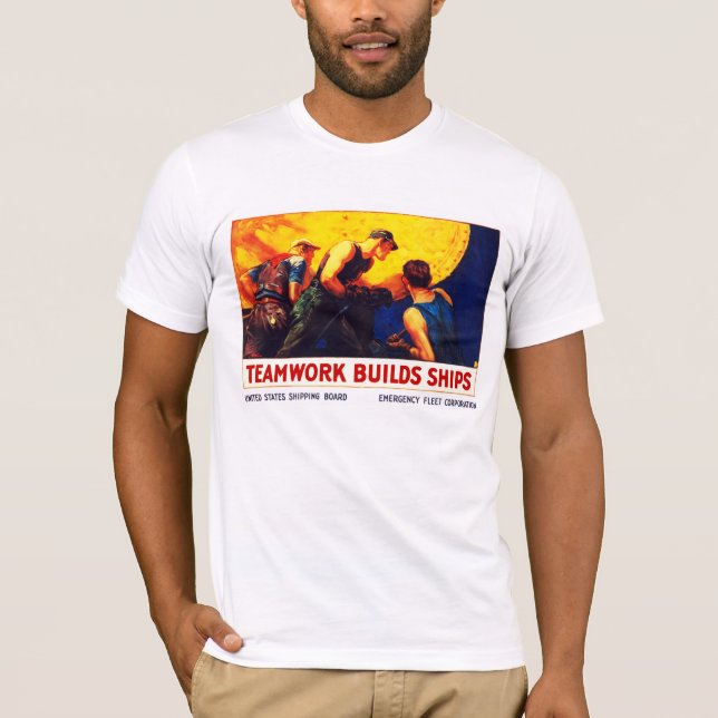 Camiseta Equipo construye buques (Anverso)