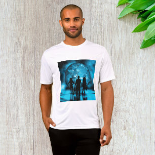 Camiseta Equipo Corporativo Silhouette Futurista Business
