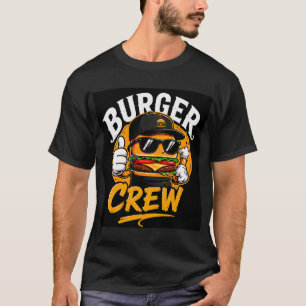 Camiseta  🍔 Equipo Creativo de Cocina de Restaurante Burge